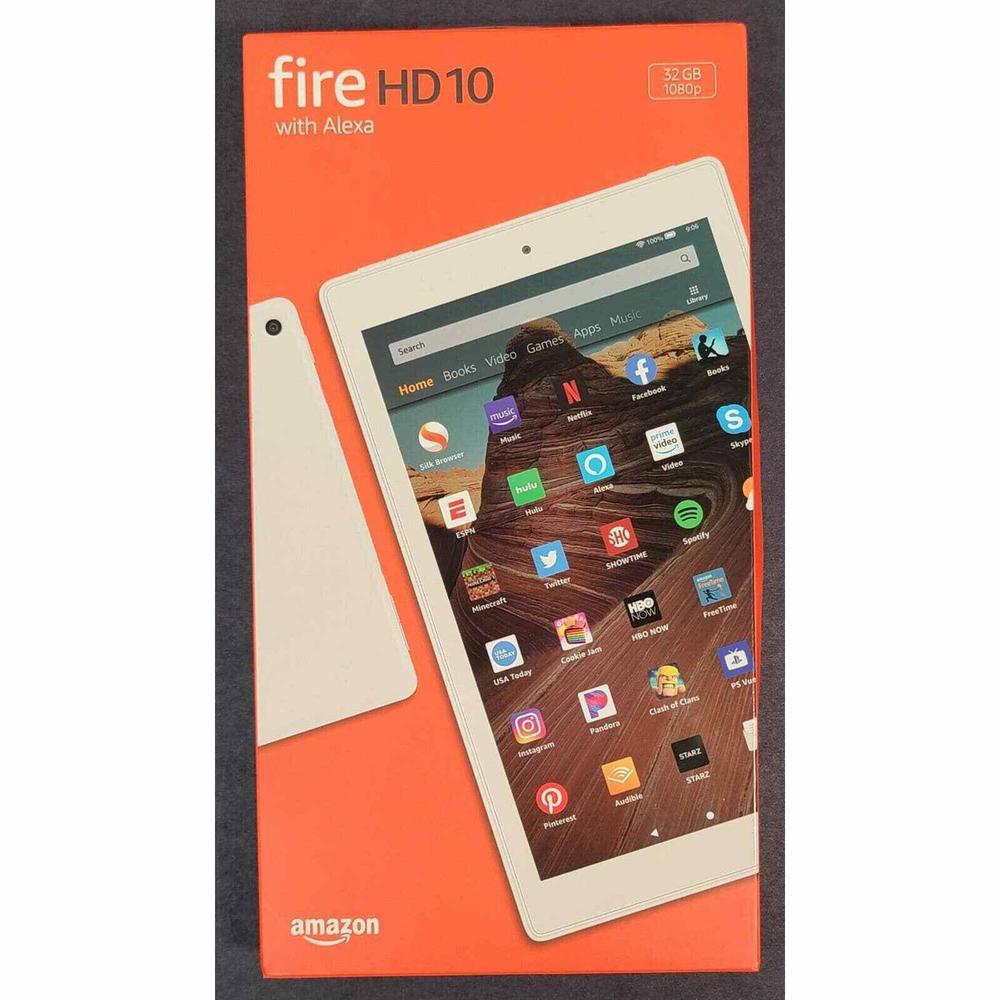 Amazon Fire HD 10 (9th Generation) 32GB, Wi-Fi, 10.1in - White